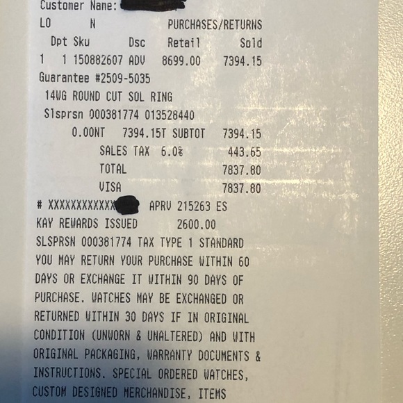 1.67 round solitaire - Picture 7 of 8